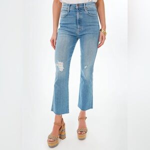 Mother Denim - HIGH WAISTED SMOKIN' DOUBLE ANKLE FRAY A SIGHT FOR SORE EYES JEAN